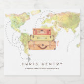 Reizigersbonetiket Bier Etiket (Enkel label)