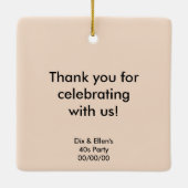 Reizigerscircus Keramisch Ornament (Achterkant)