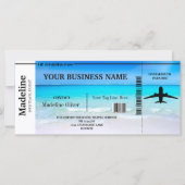 Reizigersdienst Bestemmings- en instapkaart (Voorkant)