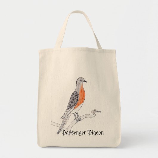 Reizigersduif Tote Bag (Voorkant)