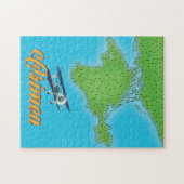 Reizigerskaart met Krim- stijl Legpuzzel (Horizontaal)