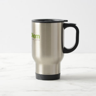 Reizigerskoffie Mug w/Logo - Kava Diem Cafe Reisbeker