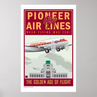 Reizigersluchtleidingen Poster
