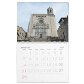 Reizigersmuur van 12 maanden kalender (Feb 2027)