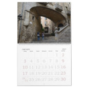 Reizigersmuur van 12 maanden kalender (Jan 2027)