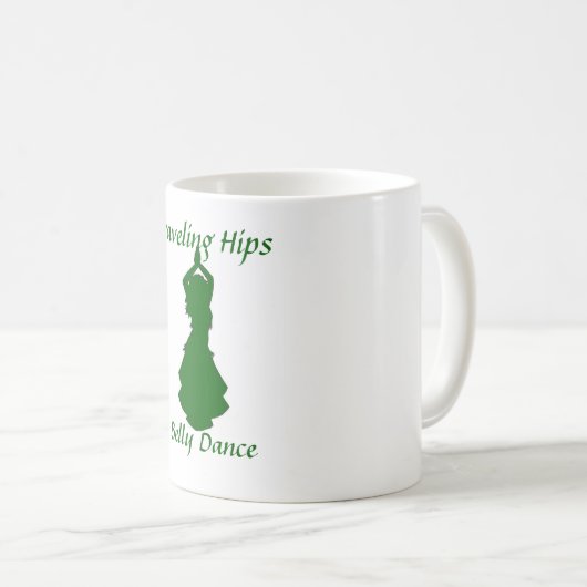 Reizigersnoppen Belly Dance Coffe Cup Koffiemok (Voorkant rechts)