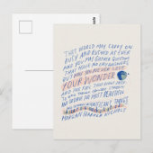 Reizigersofferte Briefkaart (Voorkant / Achterkant)