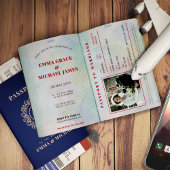 Reizigerspaspoortuitnodiging voor reisbestemming