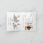 Reizigerspaspoortuitnodiging voor reisbestemming aankondiging (Binnen)