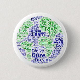 Reizigerspin Ronde Button 5,7 Cm