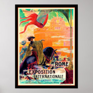 Reizigersposter Rome 1911 Poster