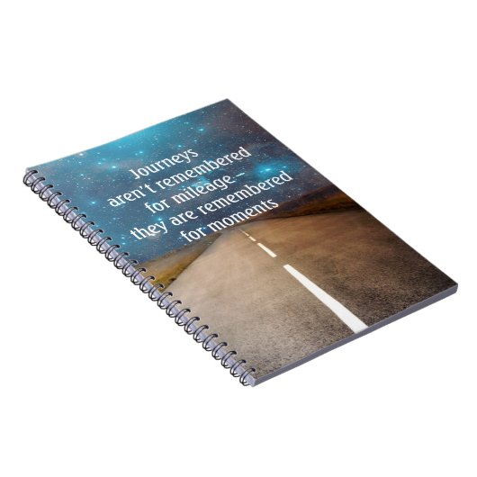 Reizigersprijs op de weg notitieboek (Rechterzijde)