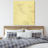 Reizigersreis in Baffin Canvas Afdruk (Insitu (Slaapkamer))