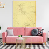 Reizigersreis in Baffin Canvas Afdruk (Insitu (Woonkamer))