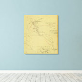 Reizigersreis in Baffin Canvas Afdruk (Insitu (Houten vloer))