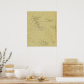 Reizigersreis in Baffin Poster (Keuken)