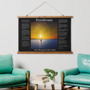 Reizigersreis over het zee hangend wandkleed