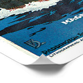 Reizigersschip Engeland Vintage Travel Poster (Hoek)