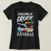 Reizigerstrook van Bahamas Familie T-shirt (Design voorkant)