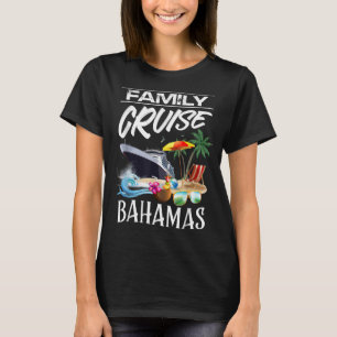 Reizigerstrook van Bahamas Familie T-shirt