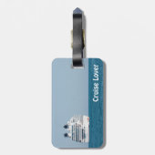 Reizigersvliegtuig Bagagelabel (Achterkant verticaal)