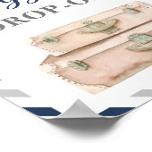 Reizigersvliegtuig Slagcadeau voor bagage Poster (Hoek)