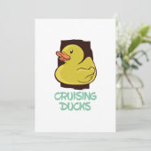 Reizigerswagens Bedankkaart (Staand voorkant)