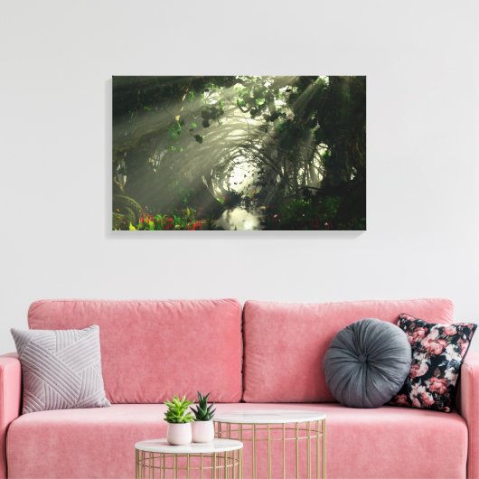 Reizigersweg Canvas Afdruk (Insitu (Woonkamer))