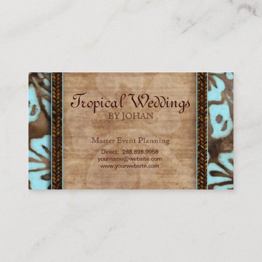 Reizigerturnschildpadden Bruin blauw Visitekaartje (Achterkant)