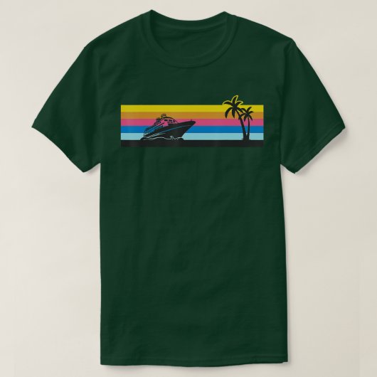 Reizigervanger cruiseschepen Vintage 2 T-shirt (Design voorkant)