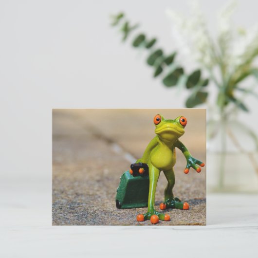 Reizigkikker Briefkaart (Staand voorkant)