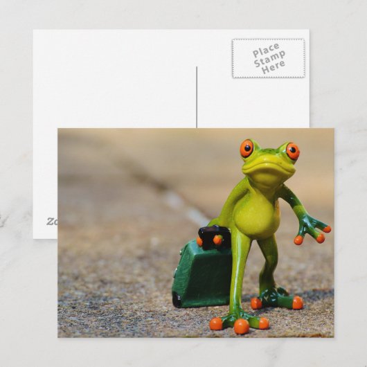 Reizigkikker Briefkaart (Voorkant / Achterkant)