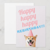 Rejarig | Kaart Jubileum met kanker (Voorkant / Achterkant)