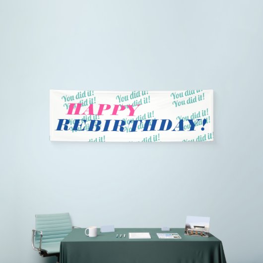 Rejarig | Kankeroverlevende Jubileum Banner (Beurs)