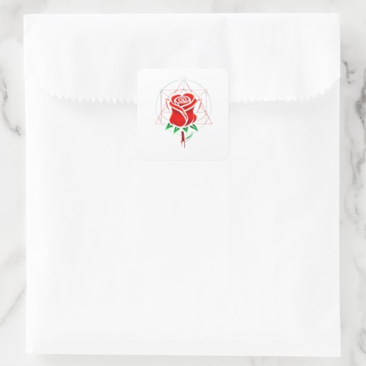 Rejected Rose Transparent Sticker (Tas)