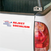 REJECTEER SOCIALISME Romney Palin - Aangepast Bumpersticker (Op Truck)