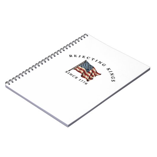 Rejecting Kings Since 1776 America Notitieboek (Linkerzijde)