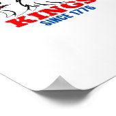 Rejecting Kings Since 1776 Classic Creative Design Poster (Hoek)