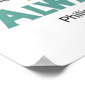 Rejoice Always Biblical Inspirational Poster (Hoek)