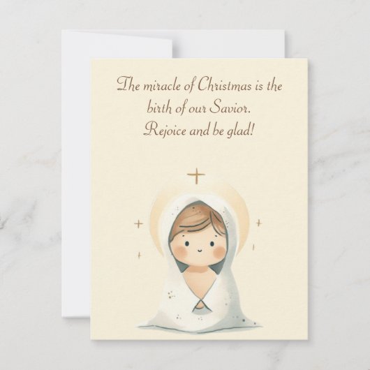 Rejoice and Be Glad! Christmas Greeting Card Kaart (Voorkant)