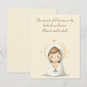 Rejoice and Be Glad! Christmas Greeting Card Kaart (Voorkant / Achterkant)