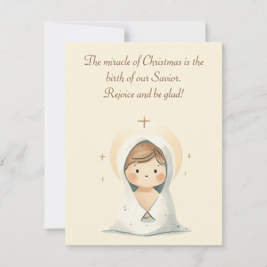 Rejoice and Be Glad! Christmas Greeting Card Kaart (Voorkant)