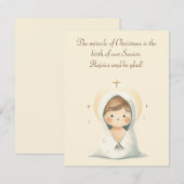 Rejoice and Be Glad! Christmas Greeting Card Kaart (Voorkant / Achterkant)