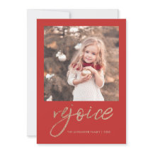 Rejoice and Be Glad Rustic-kerstfoto