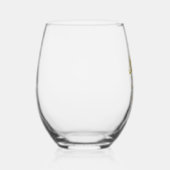 Rejoice Angel Elegant Gold Religious Christmas Wijnglas Zonder Voet (Rechts)