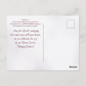 Rejoice Bible Verse Cherry Blossom Pasen Briefkaart (Achterkant)