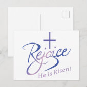 Rejoice Briefkaart (Voorkant / Achterkant)