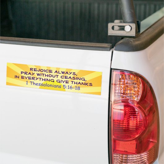 Rejoice bumper sticker (Op Truck)