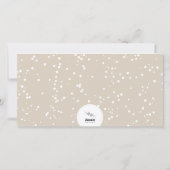 Rejoice Classic Script Religious kerstfoto Feestdagenkaart (Achterkant)