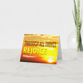 Rejoice Feestdagen Kaart